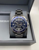 TAG HEUER Aquaracer Blue Quartz Chronograph Mens Watch -CAY111B.BA0927