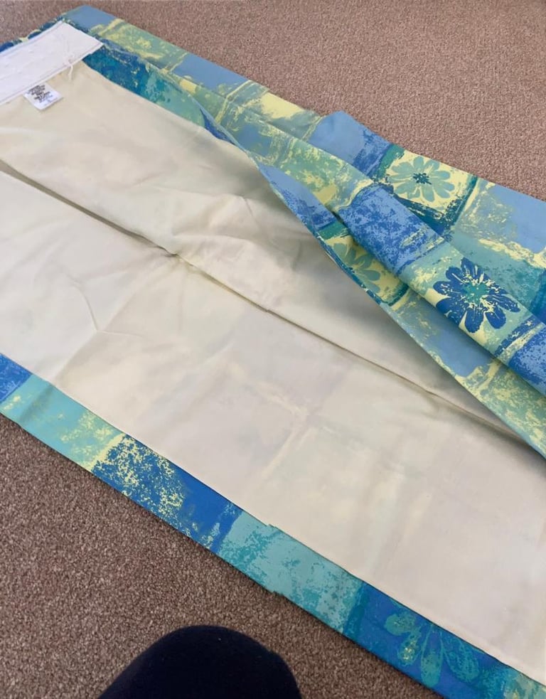 Lined curtains - never used