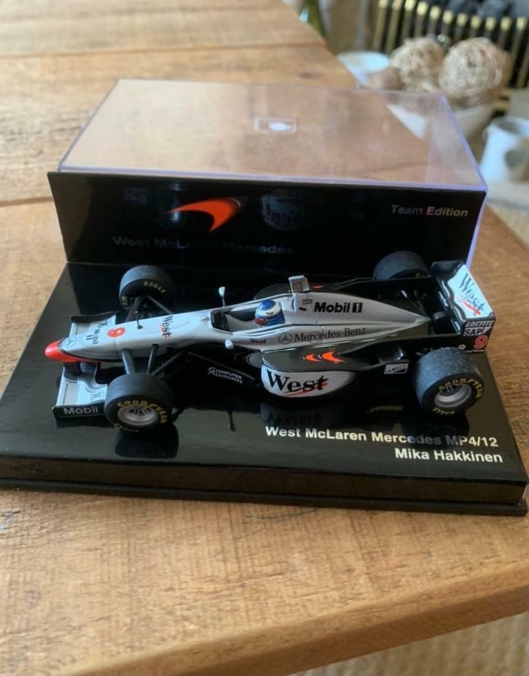 image for WEST MCLAREN MERCEDES 1/43 SCALE MIKA HAKKINEN