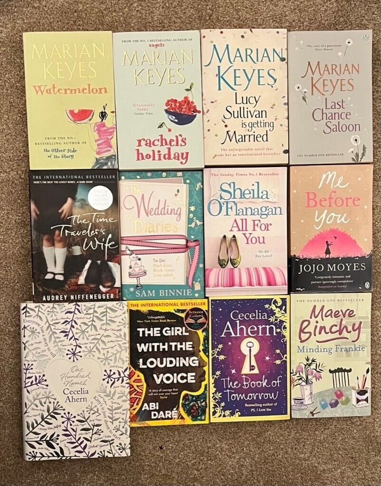 image for Marian Keyes, Cecelia Ahern, Maeve Binchy, Jojo Moyes etc, modern fiction