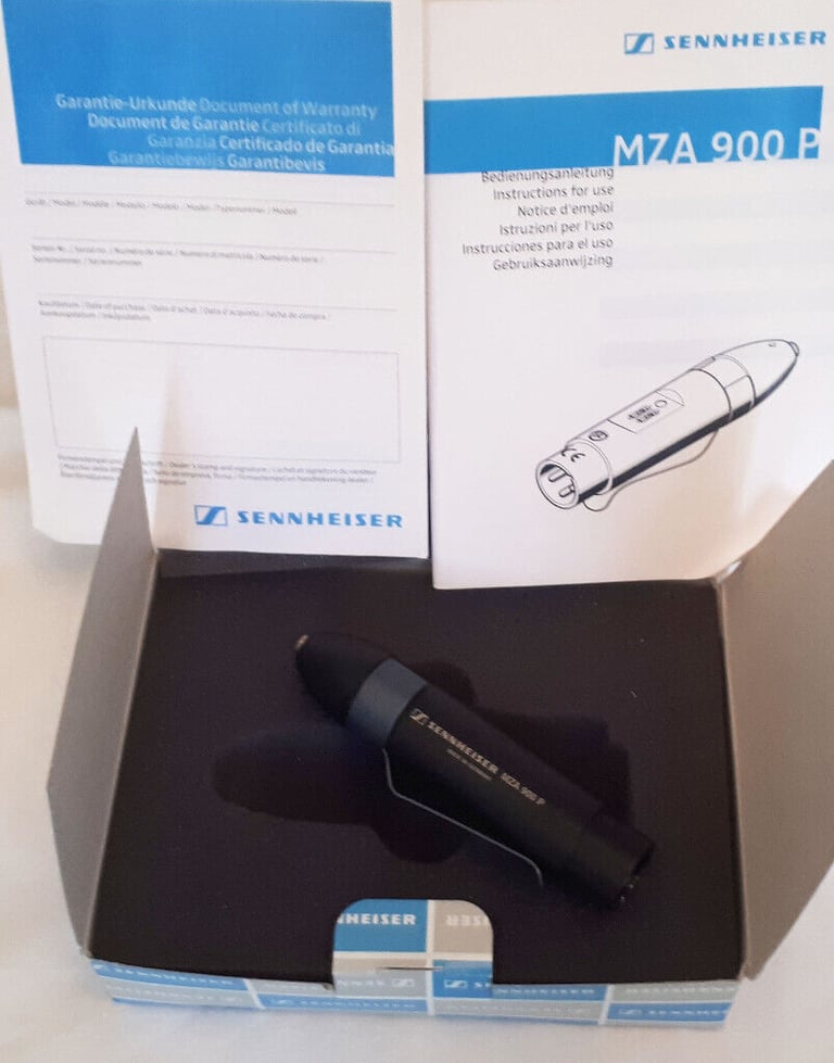 Sennheiser MZA 900 P line convertor, phantom power adapter