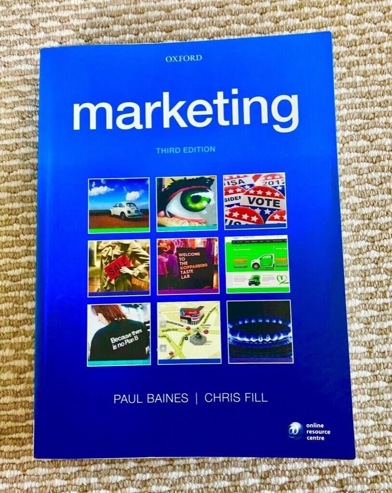 Like New Marketing by Chris Fill, Paul Baines Paperback 2014 3rd Edition 