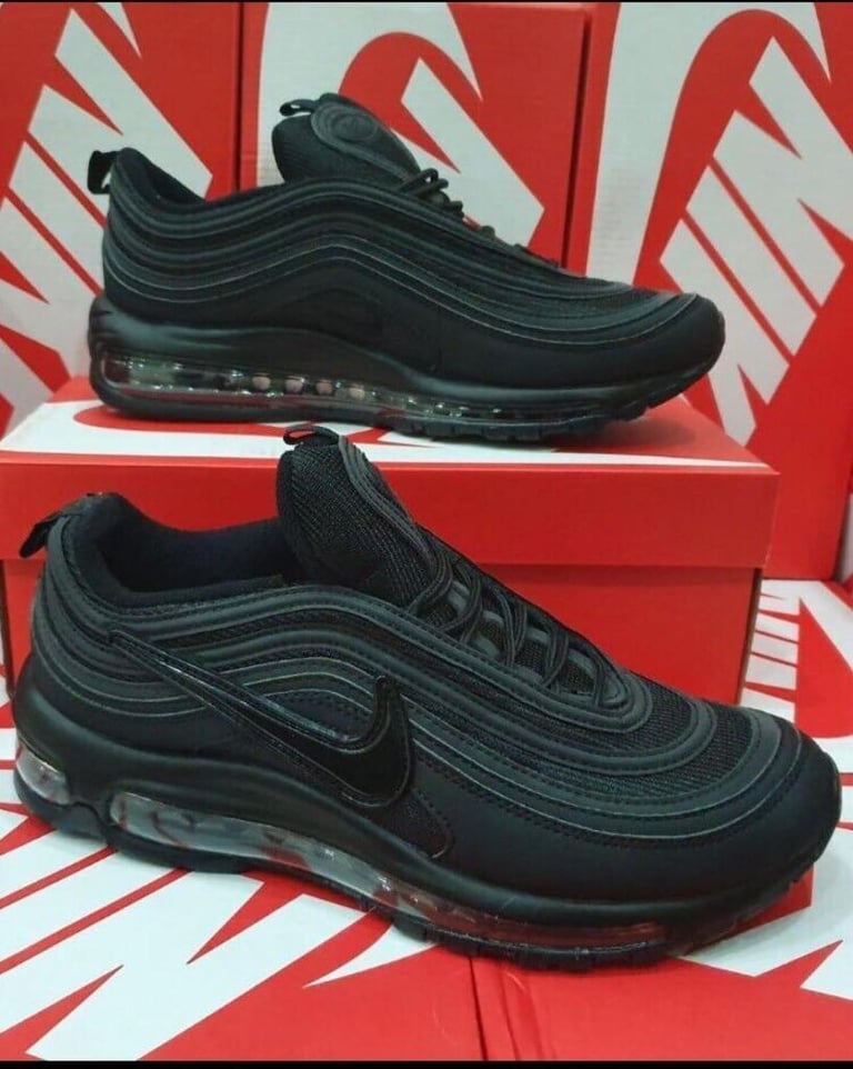 image for Nike Air max 97  Triple Black U.K. 8