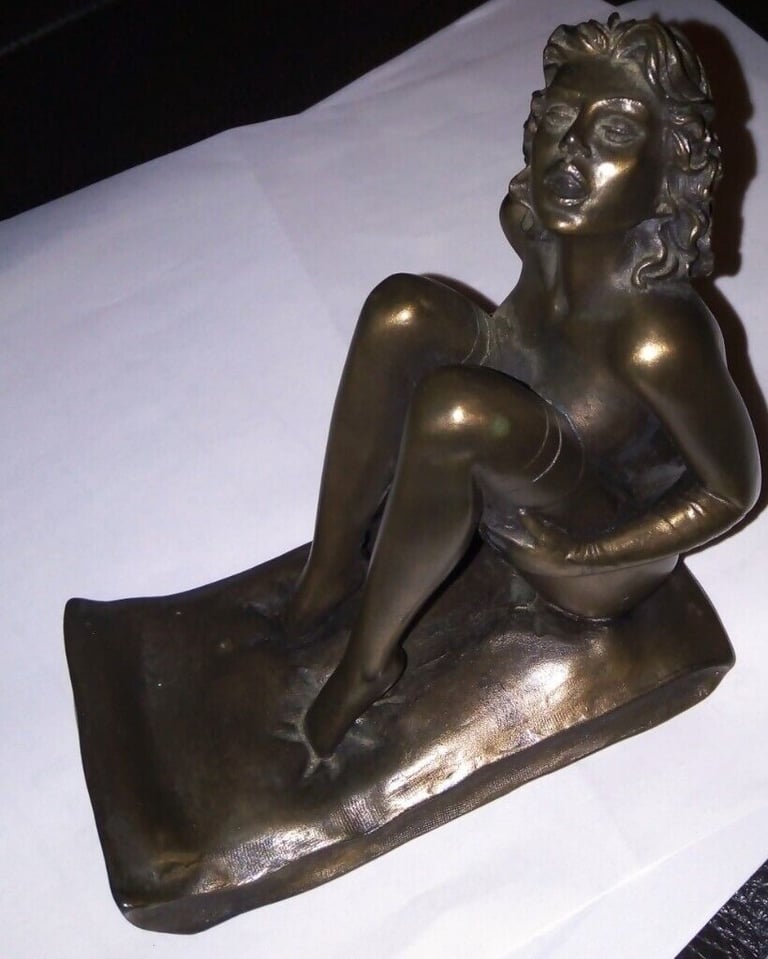 image for Cold Cast Bronze Nude Sculpture 