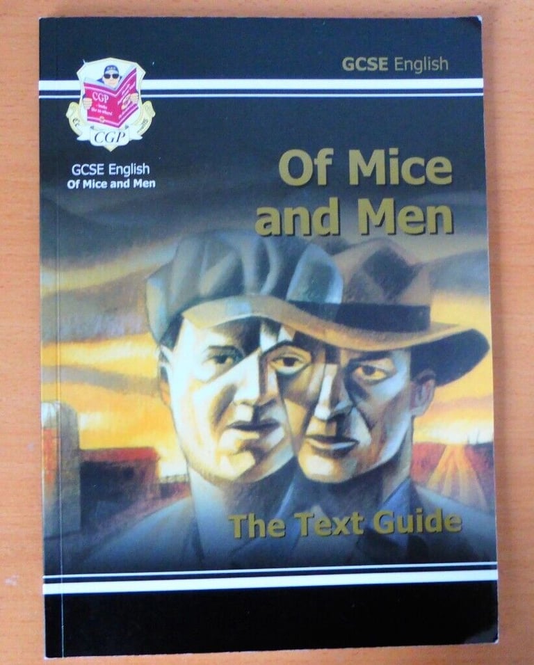 Of Mice and Men, John Steinbeck. Book, DVD and GCSE CGP revision / Text Guide, Harriseahead Mow Cop