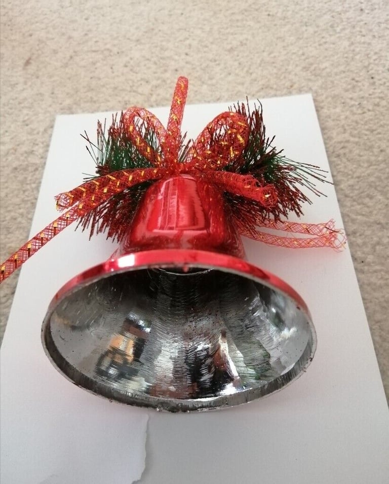 image for  Xmas decoration Red Church Bell