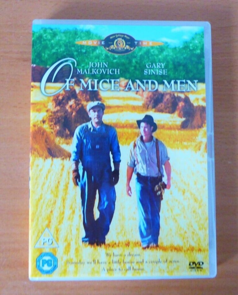 Of Mice and Men, John Steinbeck. Book, DVD and GCSE CGP revision / Text Guide, Harriseahead Mow Cop