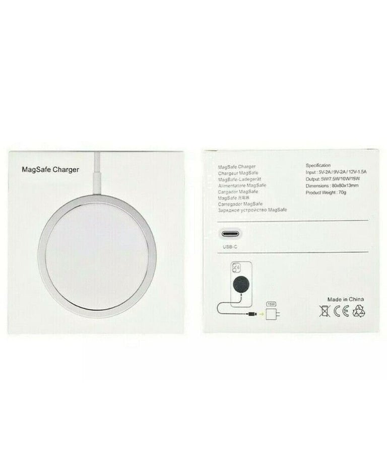 15W Fast Wireless Charger,MagSafe Charger For iPhone, Magnetic Charger