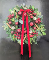 Handmade Luxury traditional everlasting Christmas wreath &quot;Apple and spice&quot;