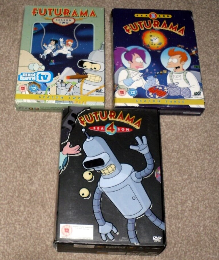 image for Futurama DVD Box Sets x 3 Season 2, 3 & 4