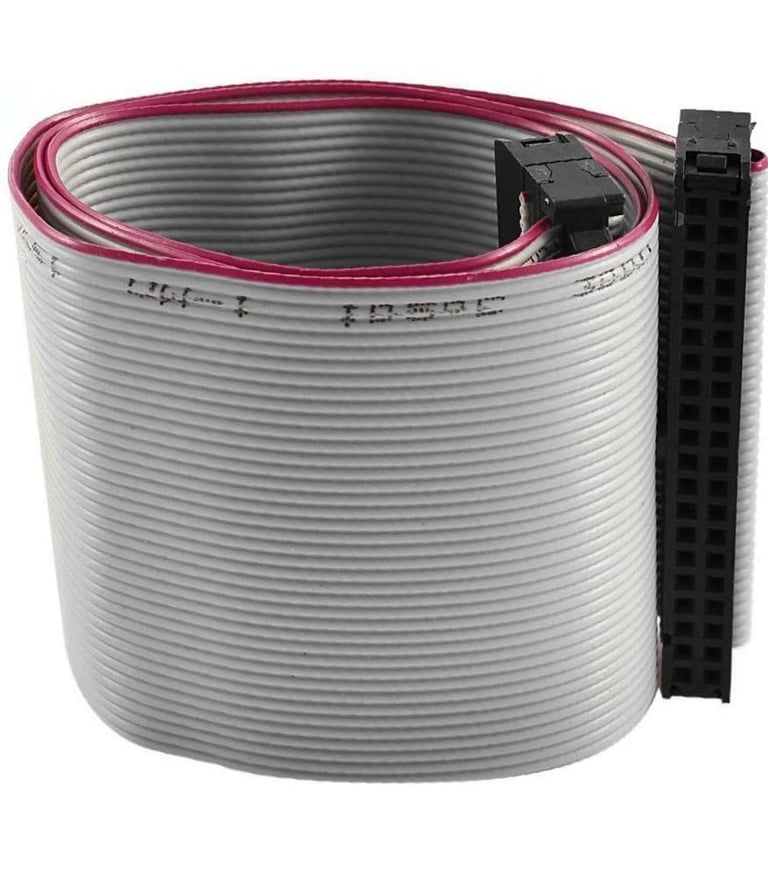 image for FC40P 40cm IDC 40Pin Hard Drive Extension Wire Flat Ribbon Cable