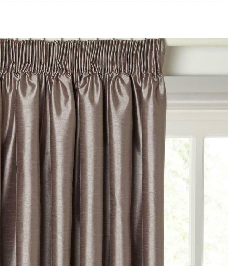 Blackout Lined Pencil Pleat Curtains