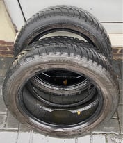 Dunlop winter snow tyres 205/55/16 x2 run flats