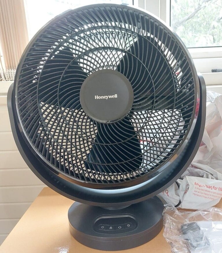 Honeywell HF715BE Oscillating Floor Fan,E Small, Black – Oscillating Personal Fan for Home .