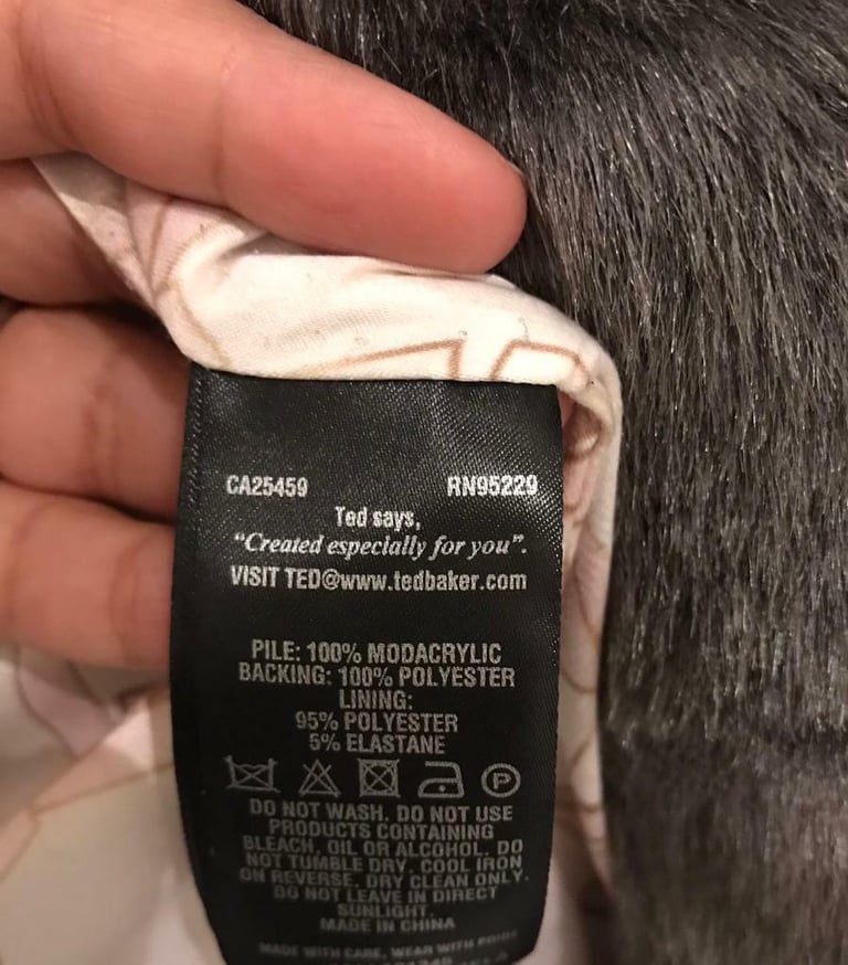 TED BAKE FAUR FUR GILET RRP 199