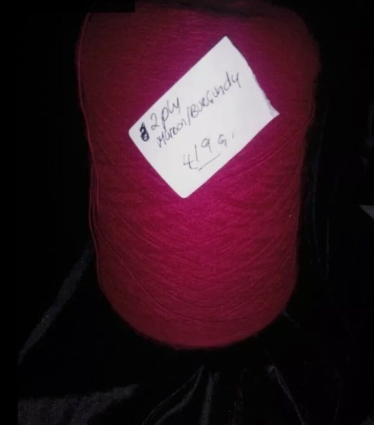 image for REDUCED. YARN. Cones of yarn. #3 knitting machine yarn