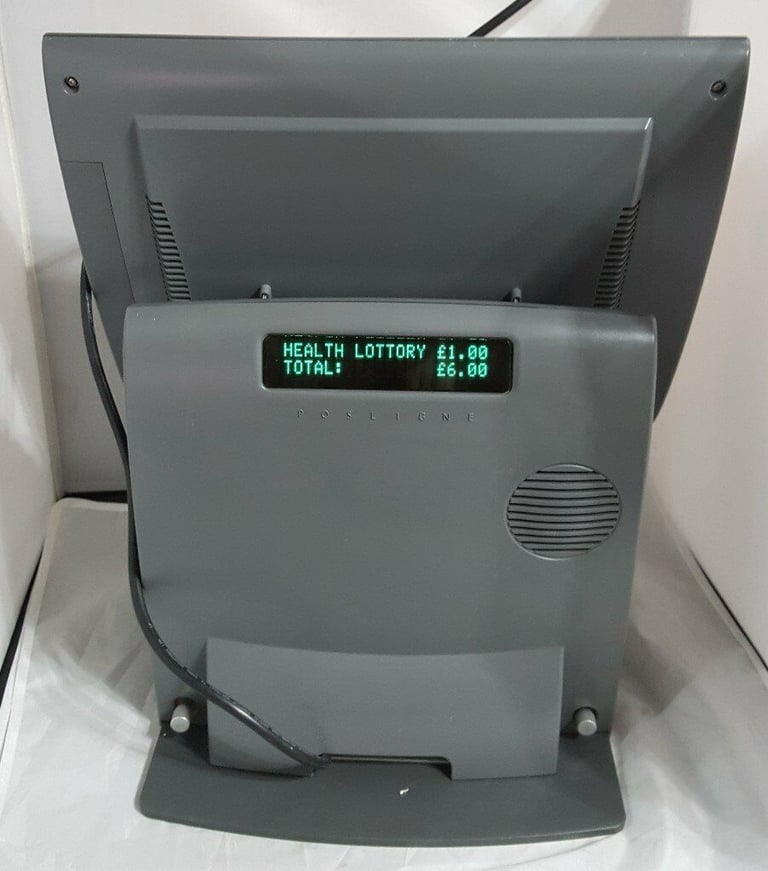 Used Aures Galeo Epos Screen Retail Grocery Scanning System ICR Touch Point 2019