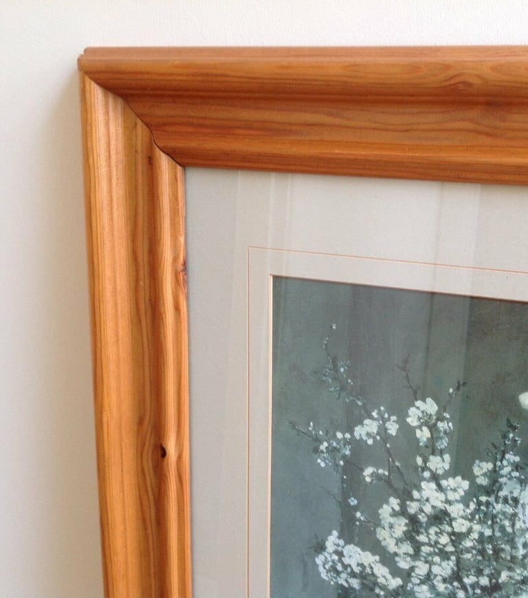 Large Rectangular Pine Frame with 'Spring' by John Lavery Print, 93cms x 68cms (36.5 x 26.75 inches)