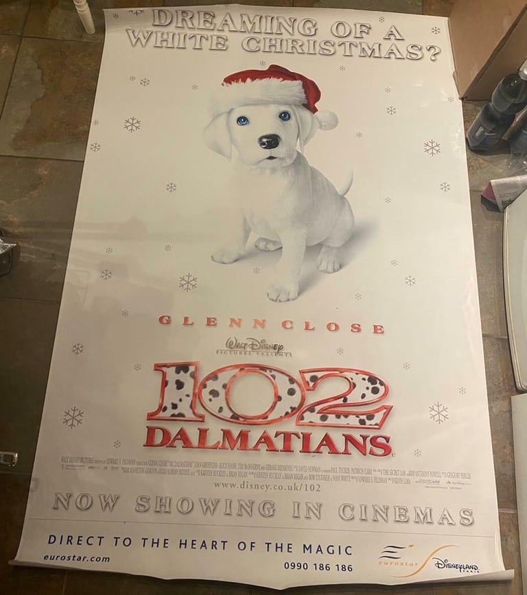 Film poster 102 Dalmations REDUCED