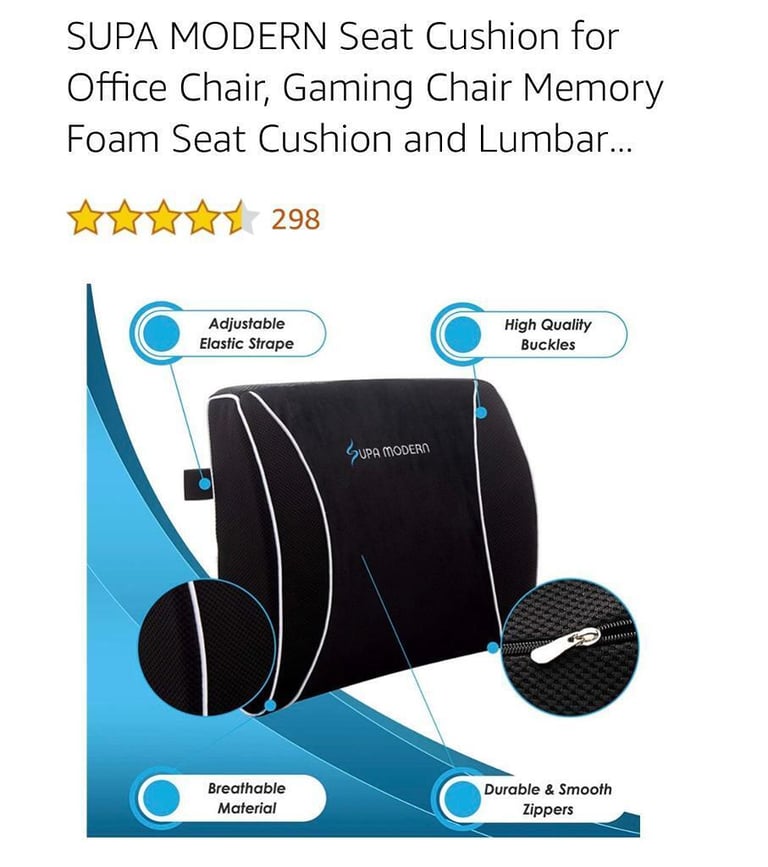SUPA Modern Seat and Back Cushion 