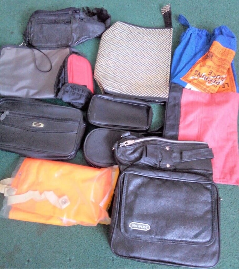 image for POUCHES & BAGS, 11 NEW & USED