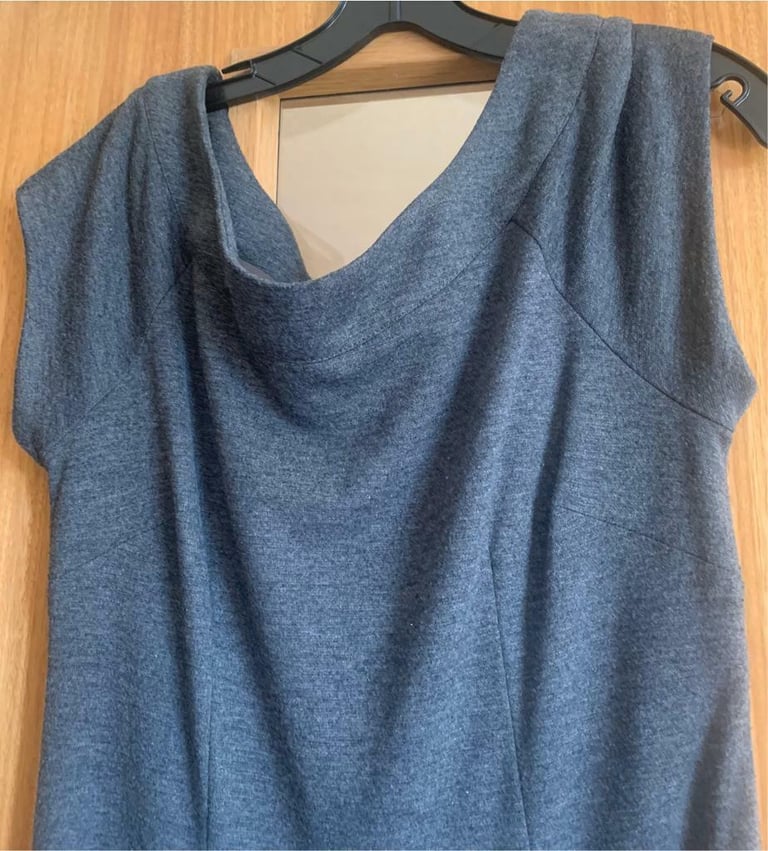 JASPER CONRAN GREY DRESS - SIZE 12 - NEW