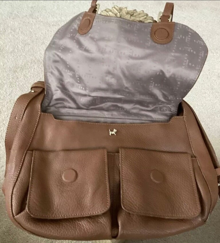 Radley Grovesnor Large Tan Handbag With Dustbag