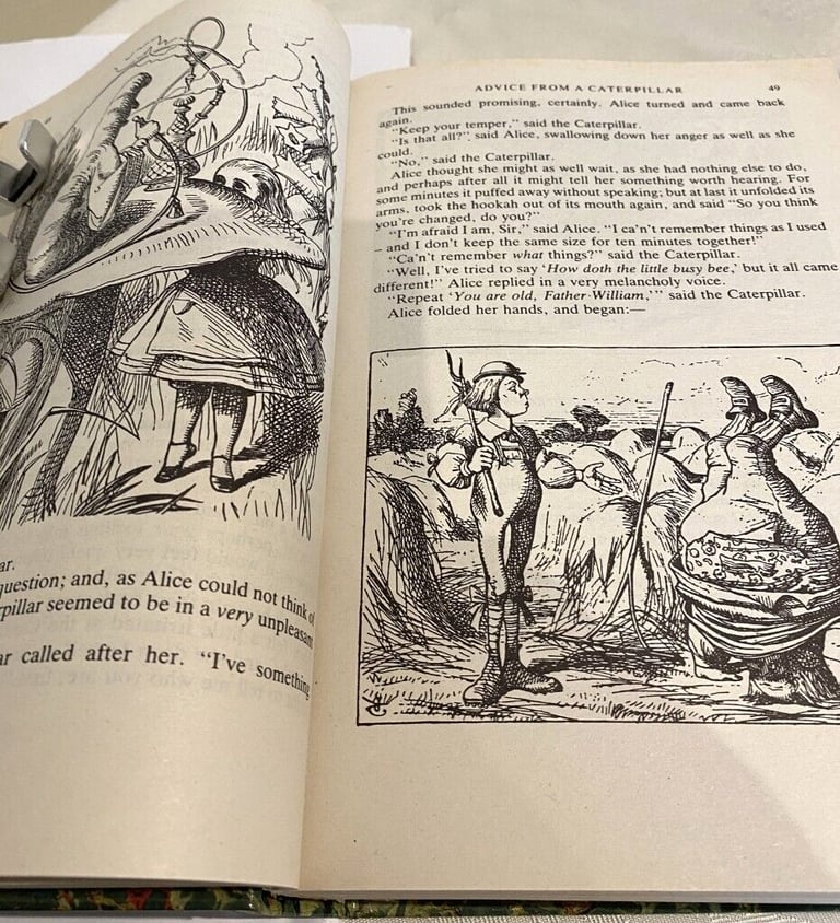 THE COMPLETE ILLUSTRATED WORKS OF LEWIS CARROLL; HARDBACK BOOK; ALICE IN WONDERLAND ,ETC. VGC