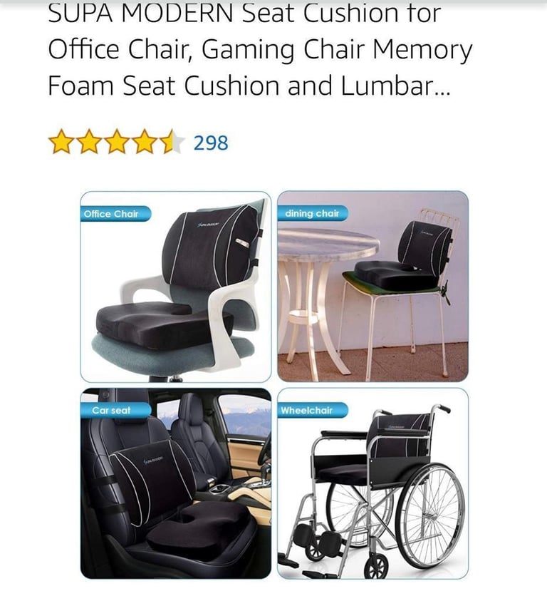 SUPA Modern Seat and Back Cushion 