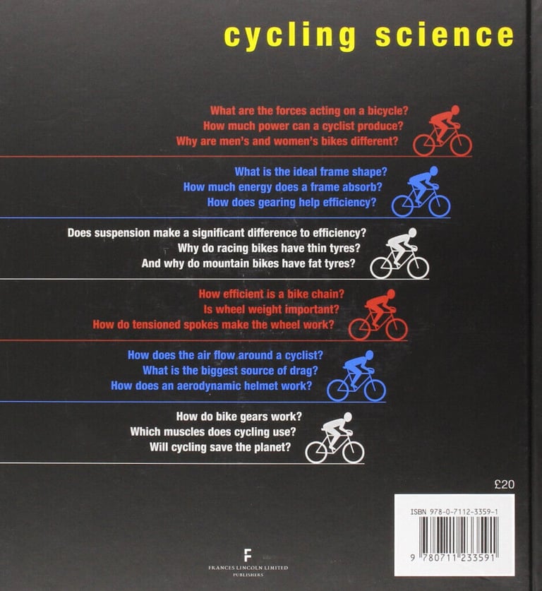 CYCLING SCIENCE BOOK by MAX GLASKIN 