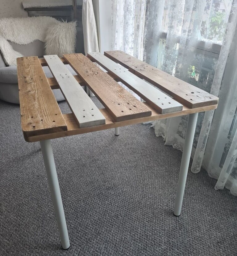 image for Hand Made Reclaimed Pallet Dining Table 