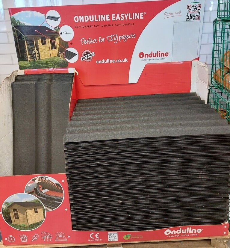 Clearance stock Black Bitumen Corrugated Roof Sheet. Shed, Garage