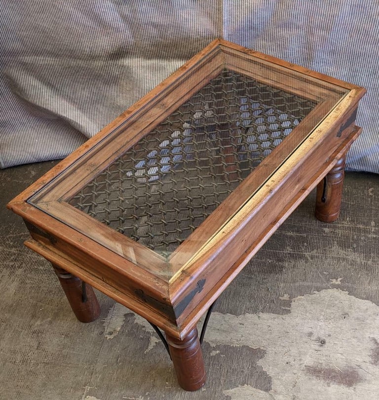 Small hardwood table