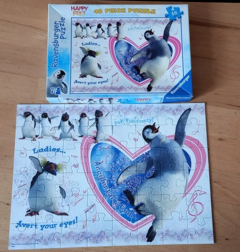 🐧 Happy Feet Ravensburger Puzzle 48pc