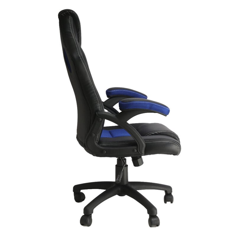 New BLUE PC XBOX PS5 Gaming Computer Chair Ergonomic Adjustable Swivel Recliner Laptop Office Home