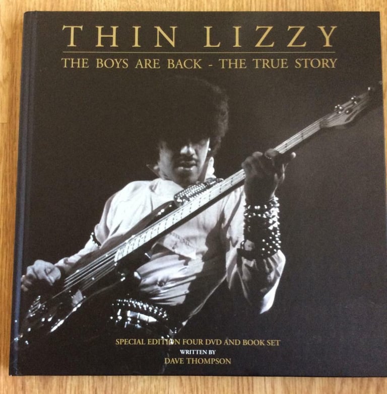 THIN LIZZY . 4 DVDs . Box set , COLLECTORS ITEM 