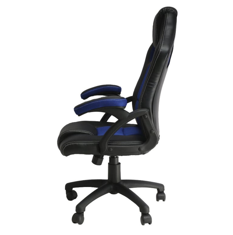 New BLUE PC XBOX PS5 Gaming Computer Chair Ergonomic Adjustable Swivel Recliner Laptop Office Home