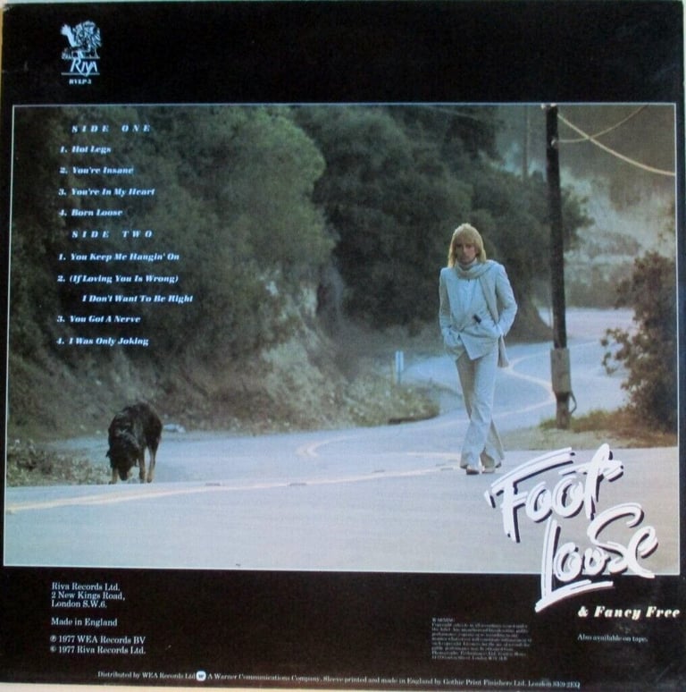ROD STEWART LP RECORD.... FOOT LOOSE AND FANCY FREE
