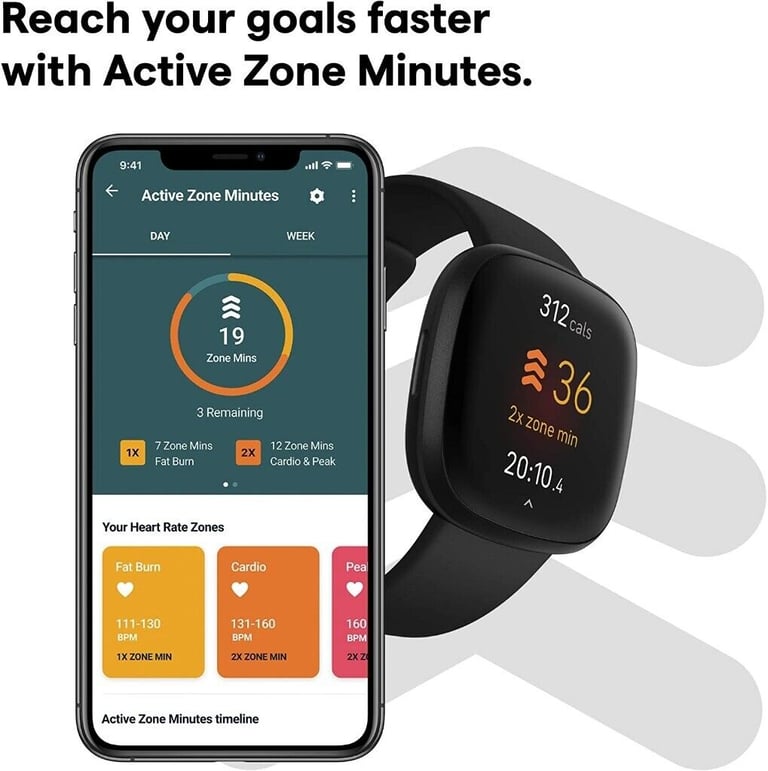 **** NEW Sealed Fitbit Versa 3 + GPS - Never opened - Only £175 *****