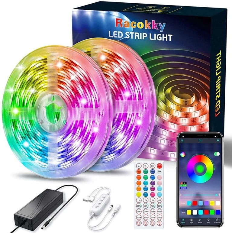 15M Ultra-Long LED Strip Light with Remote and APP Control