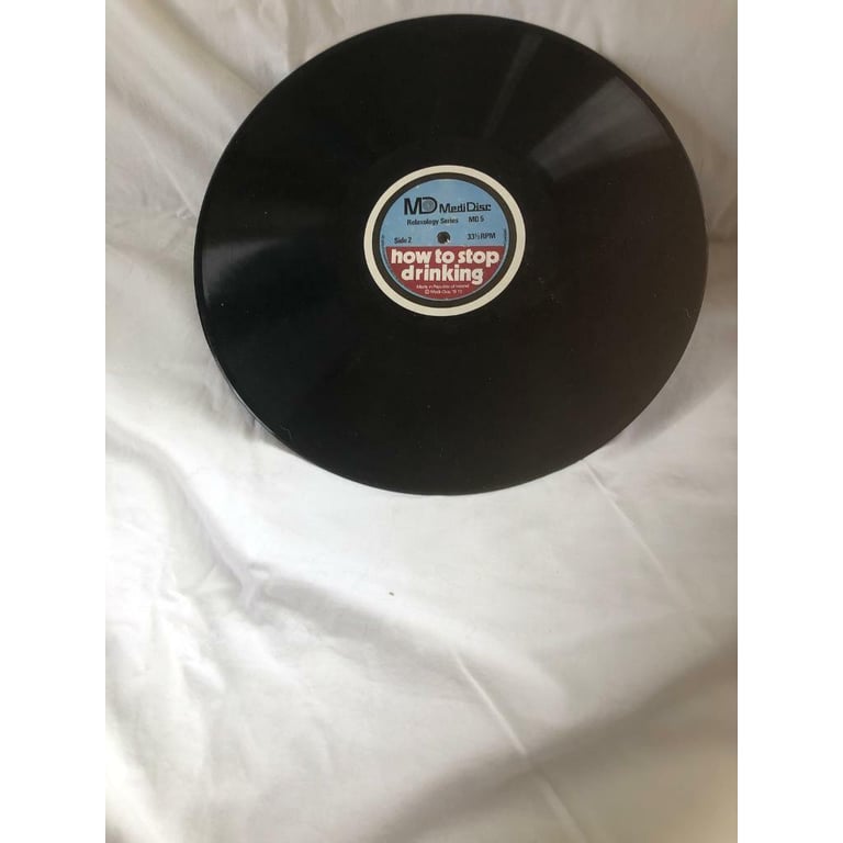 Very rare copy of 1972 MediDisc 'how to stop drinking' LP record