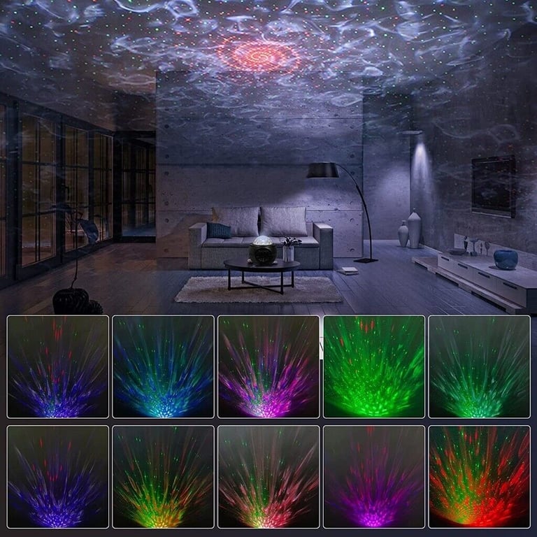 Galaxy  Night Light Projector for Bedroom with Music Speaker