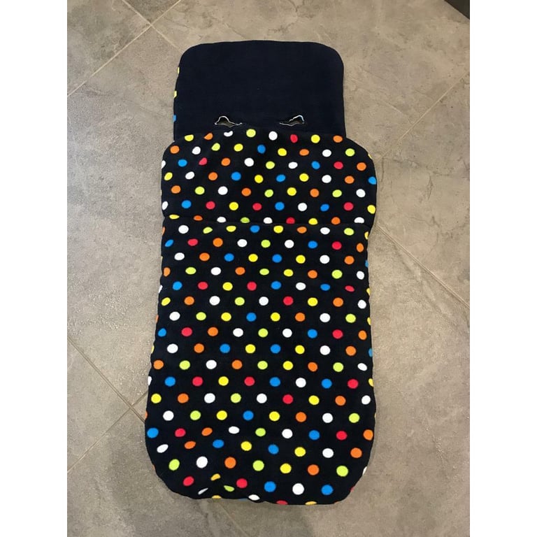 image for John Lewis polka dot foot muff