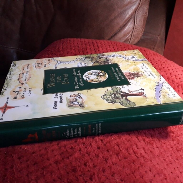 WINNIE THE POOH,COMPLETE COLLECTION OF STORIES AND POEMS,HARDBACK.