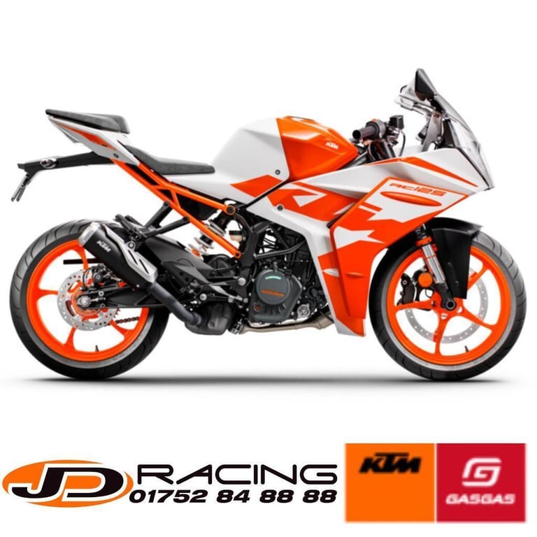 KTM RC 125 2022 BOTH COLOURS AVAILABLE