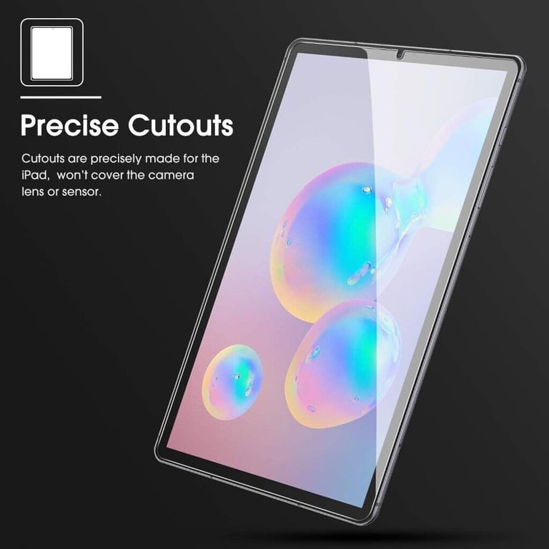 OMOTON 3 Pack Screen Protector for Samsung Galaxy Tab S6 T860, T865 2019 / Tab S5e T720,T725