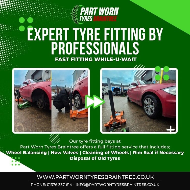 Overstock Of Part Worn Used Tyres, Continental, Bridgestone Runflat BMW etc.. 225/45/17,40/18,205/50