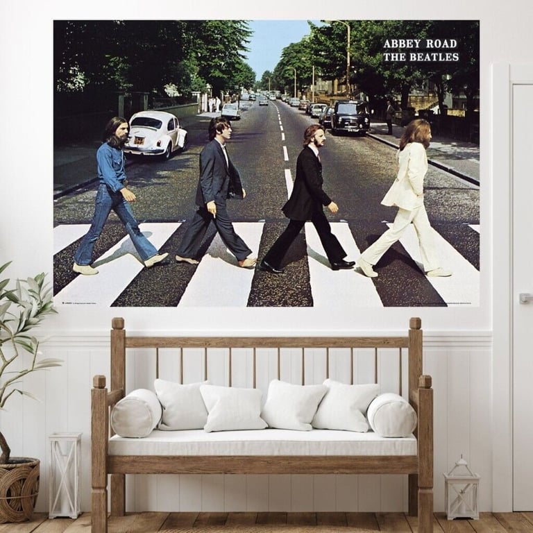 Beatles Abbey Road Poster Print Wall Art Home Office Decor Gift Picture Man Cave