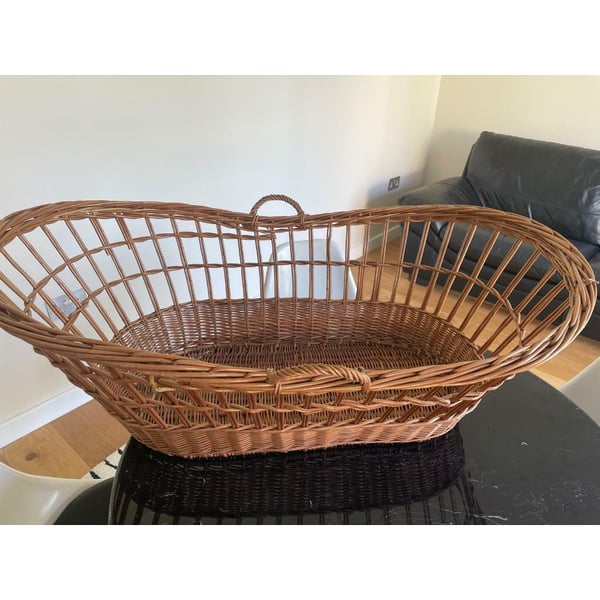 Vintage Wicker Moses Basket for sale in UK 47 used Vintage Wicker