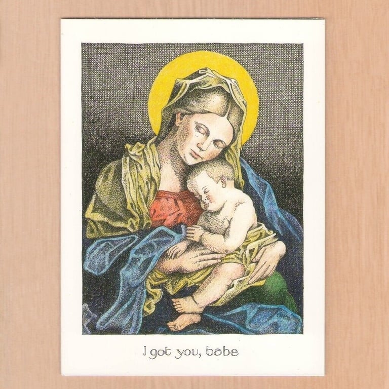 NEW Simon Drew Acclaimed Art Greeting Cards With Envelope Blank Inside I Got You Babe